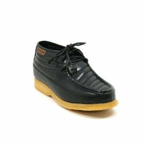 BritiSh Walkers Castle Men’s Black Leather & Suede Three - Quarter Lace - Up Shoes – HAndcrafted Hybrid Classic Of Urban Elegance and Timeless British Craftsmanship Shoes by British Walkers – Don't Panic Shoes