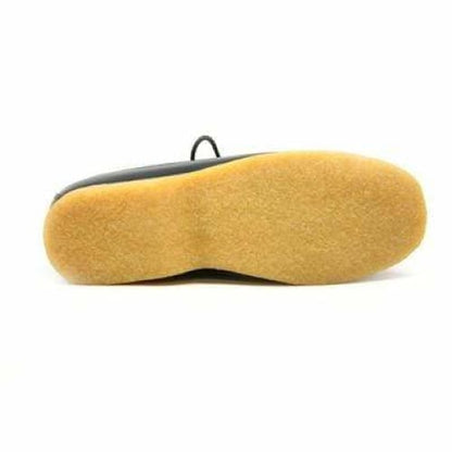 BritiSh Walkers Castle Men’s Black Leather & Suede Three - Quarter Lace - Up Shoes – HAndcrafted Hybrid Classic Of Urban Elegance and Timeless British Craftsmanship Shoes by British Walkers – Don't Panic Shoes