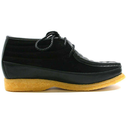 BritiSh Walkers Castle Men’s Leather & Suede Three - Quarter Lace - Up Shoes – HAndcrafted Heritage Blend Of Classic Style and Modern Comfort Shoes by British Walkers – Don't Panic Shoes