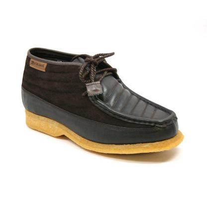 BritiSh Walkers Castle Men’s Leather & Suede Three - Quarter Lace - Up Shoes – HAndcrafted Heritage Blend Of Classic Style and Modern Comfort Shoes by British Walkers – Don't Panic Shoes