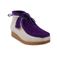 Thumbnail for British Walkers New Castle Men’s Wallabee Suede Combo Boots