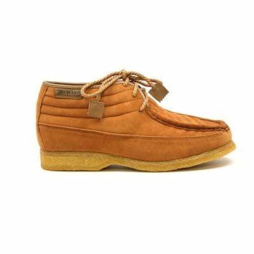 BritiSh Walkers Castle – Rust Suede Men’s ¾ Lace - Up Shoe | Soft - Tone Craft With Distinctive Urban Style Shoes by British Walkers – Don't Panic Shoes