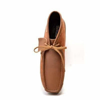 Thumbnail for British Walkers New Castle Wallabee Boots Men’s Tan Leather