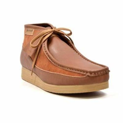 British Walkers New Castle Wallabee Boots Men’s Tan Leather