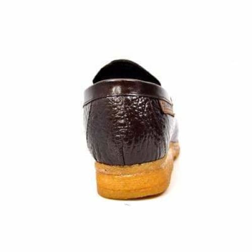 British Walkers Chain Men's Brown Crocodile Leather Slip On Loafers Shoes by British Walkers – Don't Panic Shoes