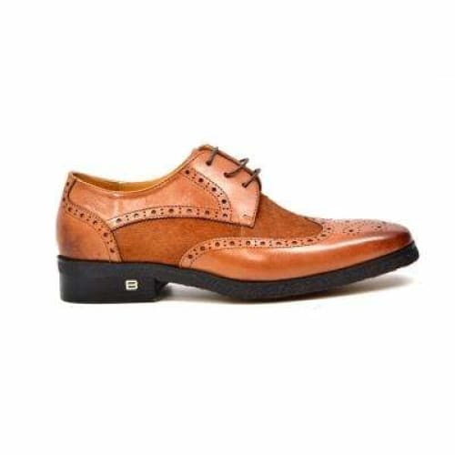 British Walkers Charles Men's Cognac Leather Oxford Loafers