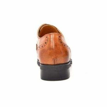 British Walkers Charles Men's Cognac Leather Oxford Loafers Shoes by British Walkers – Don't Panic Shoes