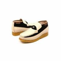 Thumbnail for British Walkers Checkers Men’s Beige And Brown Suede Slip