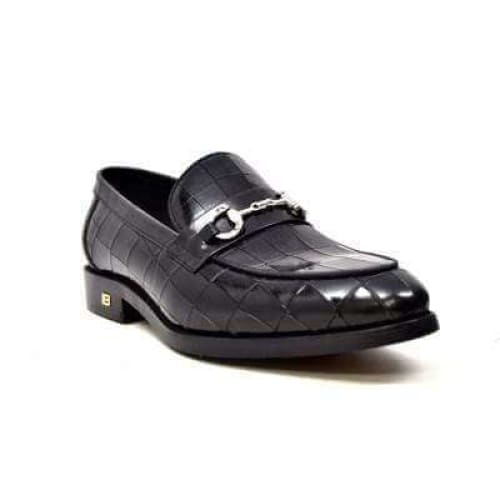 British Walkers Chicago Men’s Black Leather Loafers