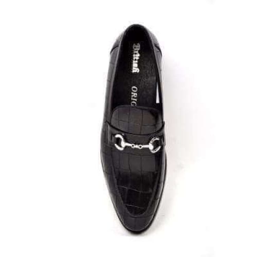 British Walkers Chicago Men's Black Leather Loafers Shoes by British Walkers – Don't Panic Shoes