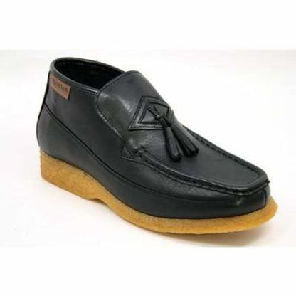 British Walkers Classic Men's Black Leather Slip On Shoes by British Walkers – Don't Panic Shoes