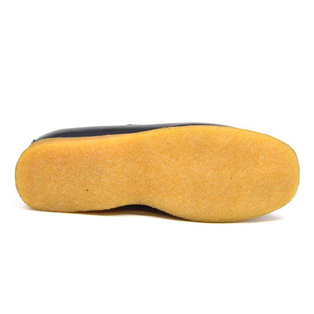 British Walkers Classic Men's Black Snake Leather Custom Slip On Shoes by British Walkers – Don't Panic Shoes