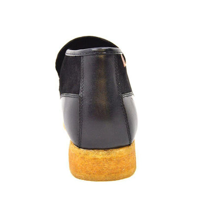 British Walkers Classic Men's Black Snake Leather Custom Slip On Shoes by British Walkers – Don't Panic Shoes