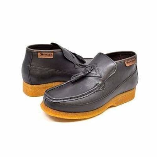 British Walkers Classic Men's Brown Leather Slip On Shoes by British Walkers – Don't Panic Shoes