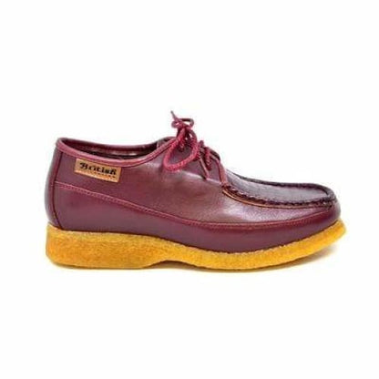 British Walkers Crown 2 Men's Burgundy Premium Snake Leather Crepe Sole Shoes by British Walkers – Don't Panic Shoes