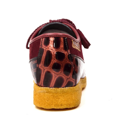 British Walkers Crown Croc Men's Crocodile Leather And Suede Crepe Soled Lace Up Shoes Shoes by British Walkers – Don't Panic Shoes