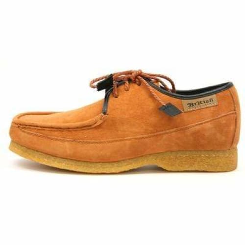 British Walkers Crown Low Top Men's Tan Suede Crepe Sole Shoes Shoes by British Walkers – Don't Panic Shoes