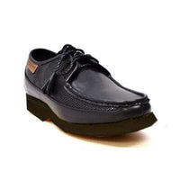 Thumbnail for British Walkers Crown Men’s Black Leather And Pattern
