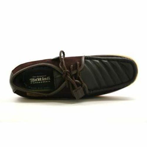 British Walkers Crown Men's Brown Leather And Suede Crepe Sole Shoes by British Walkers – Don't Panic Shoes