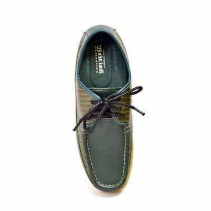 British Walkers Crown Men's Green Premium Leather Shoes by British Walkers – Don't Panic Shoes