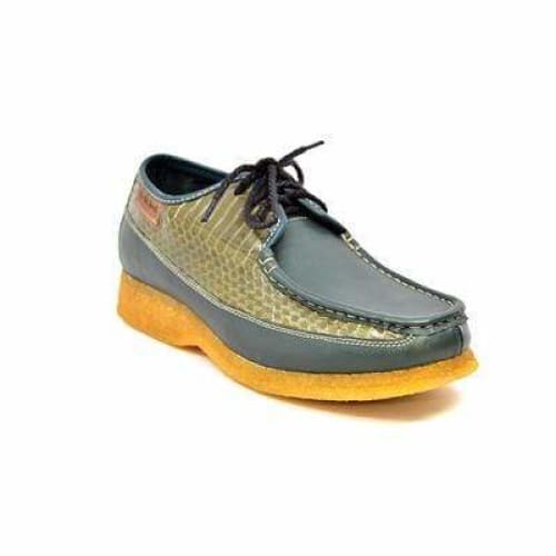 British Walkers Crown Men's Green Premium Leather Shoes by British Walkers – Don't Panic Shoes