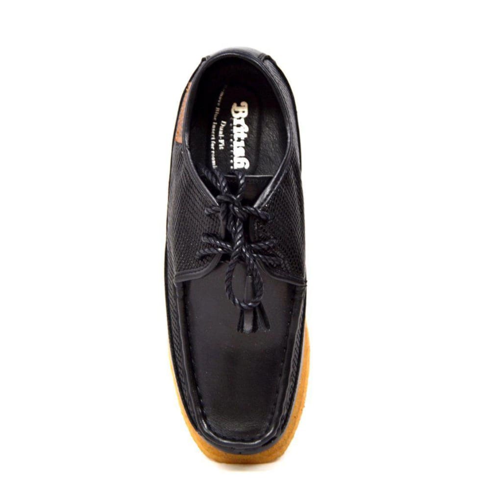 British Walkers Crown Men's Leather And Suede Crepe Sole Shoes Shoes by British Walkers – Don't Panic Shoes