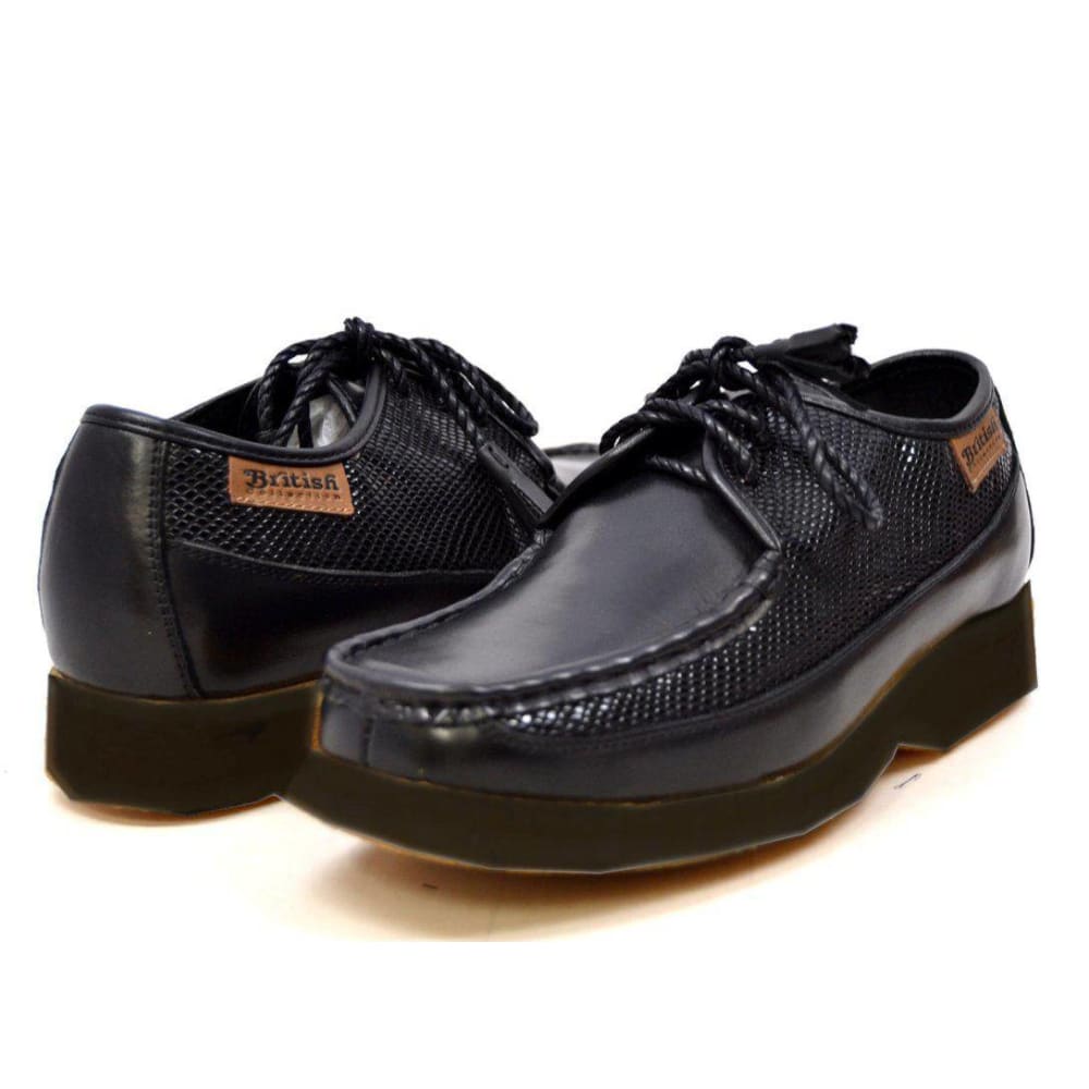 British Walkers Crown Men's Leather And Suede Crepe Sole Shoes Shoes by British Walkers – Don't Panic Shoes