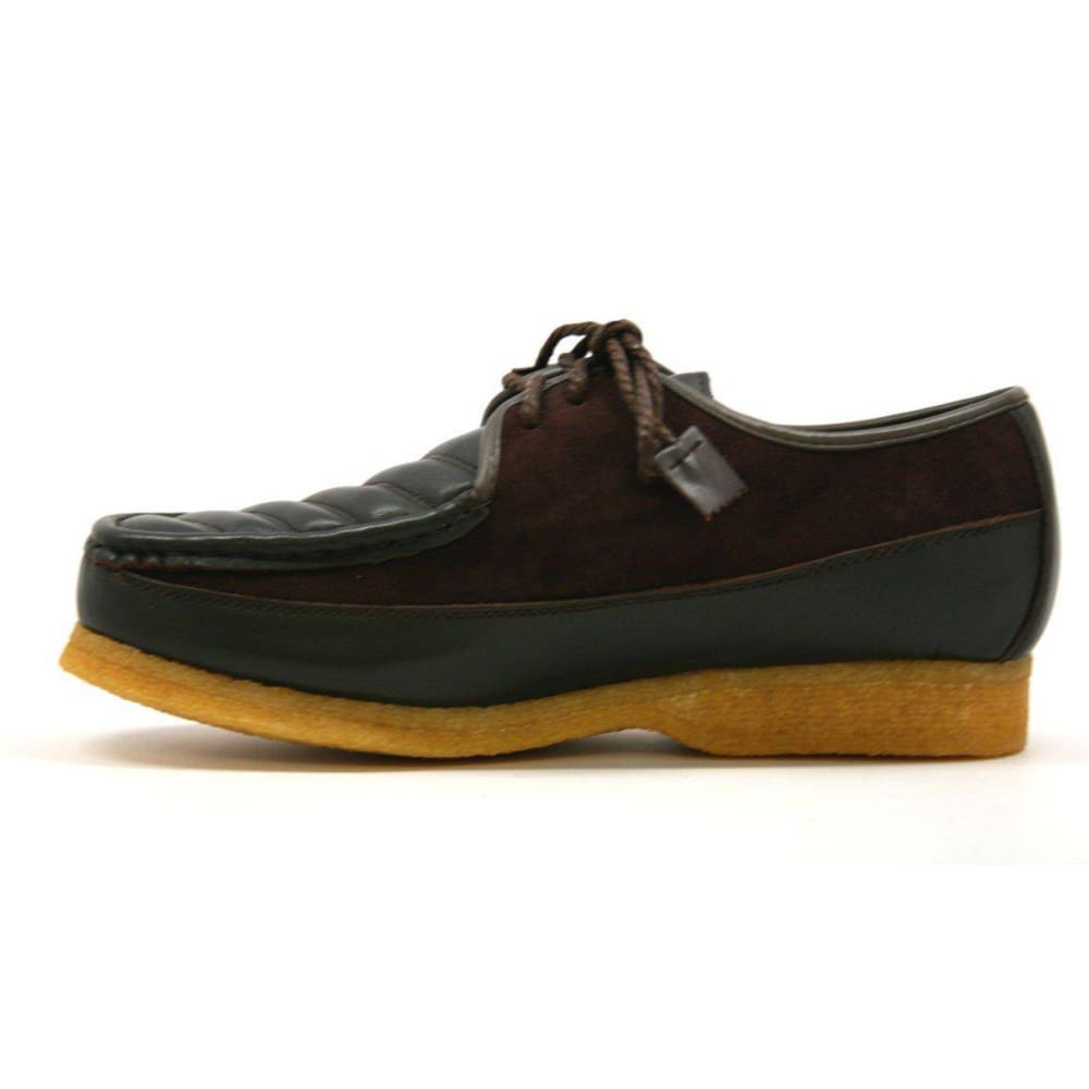 British Walkers Crown Men’s Leather And Suede Crepe Sole