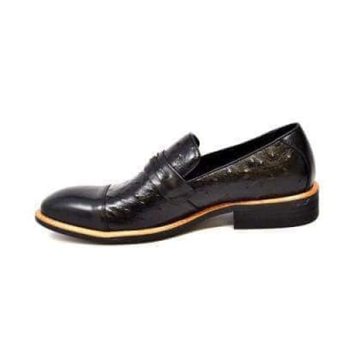 British Walkers Dolche Men’s Black Leather Loafers