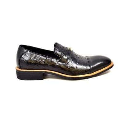 British Walkers Dolche Men's Black Leather Loafers Shoes by British Walkers – Don't Panic Shoes