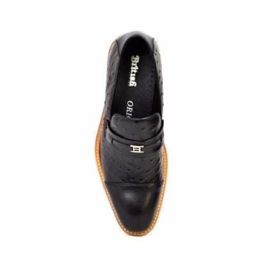 British Walkers Dolche Men's Black Leather Loafers Shoes by British Walkers – Don't Panic Shoes
