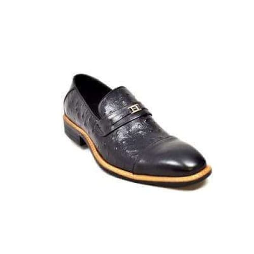British Walkers Dolche Men's Black Leather Loafers Shoes by British Walkers – Don't Panic Shoes