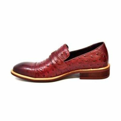 British Walkers Dolche Men's Burgundy Red Leather Loafers Shoes by British Walkers – Don't Panic Shoes