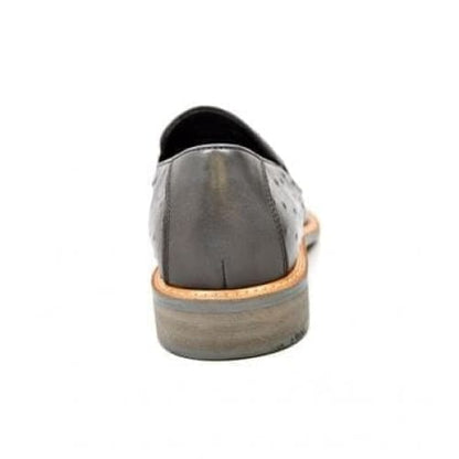 British Walkers Dolche Men's Gray Leather Loafers Shoes by British Walkers – Don't Panic Shoes