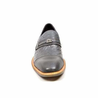British Walkers Dolche Men's Gray Leather Loafers Shoes by British Walkers – Don't Panic Shoes