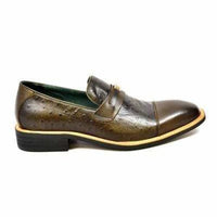 Thumbnail for British Walkers Dolche Men’s Olive Green Leather