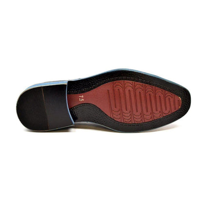 British Walkers Dolche Men's Ostrich Leather Slip Ons Shoes by British Walkers – Don't Panic Shoes