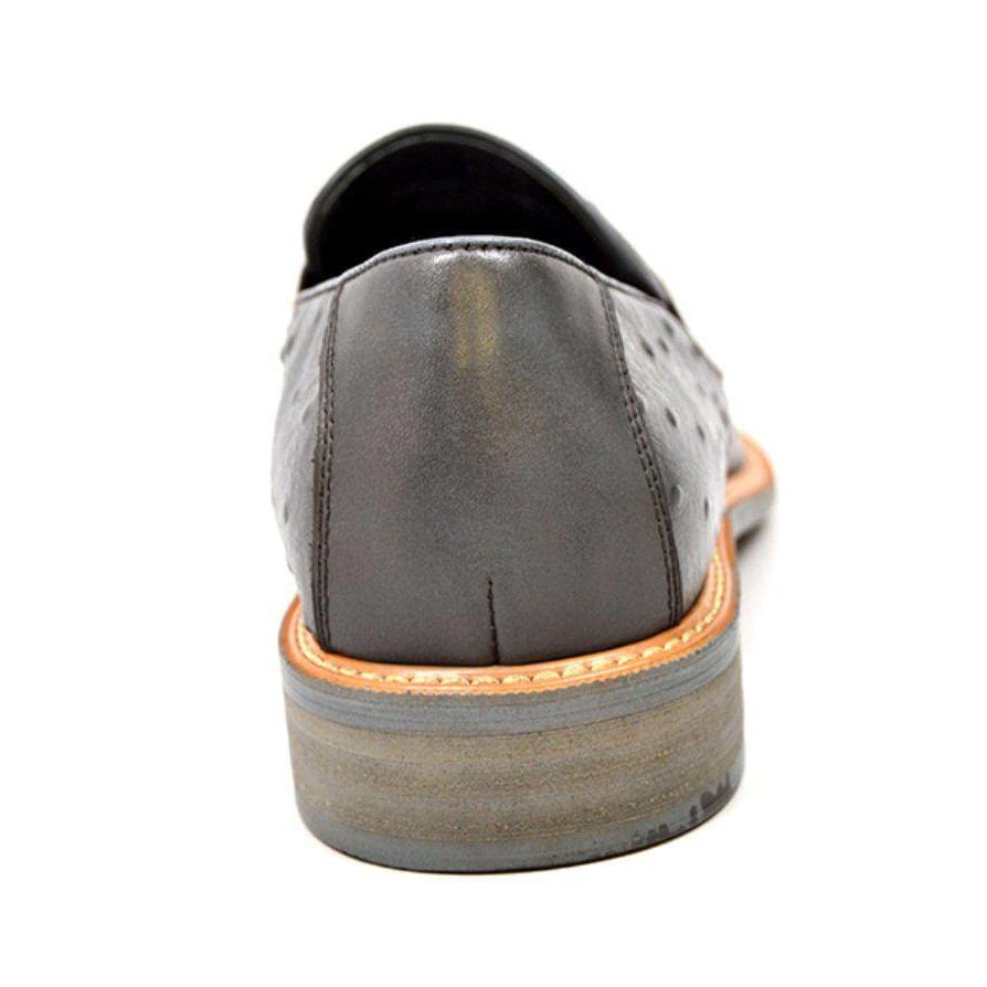 British Walkers Dolche Men's Ostrich Leather Slip Ons Shoes by British Walkers – Don't Panic Shoes