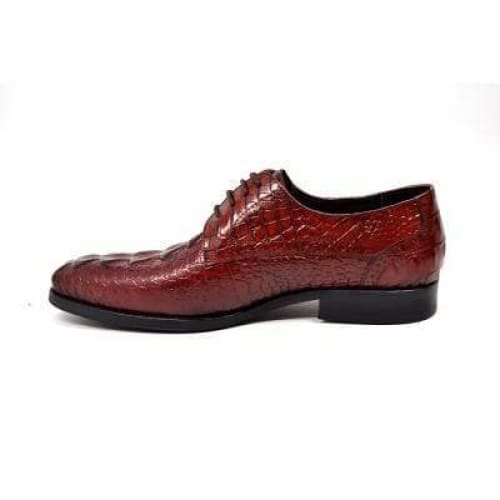 British Walkers Elegance Men's Burgundy Crocodile Leather Loafers Shoes by British Walkers – Don't Panic Shoes