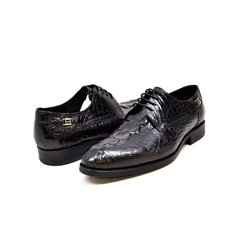British Walkers Elegance Men’s Croc Leather Dress Shoes