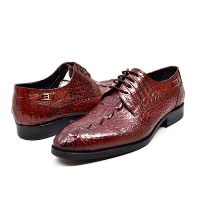 British Walkers Elegance Men's Crocodile Leather Loafers Shoes by British Walkers – Don't Panic Shoes
