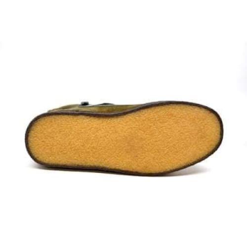 BritiSh Walkers Empire Men’s Green Leather Crepe - Sole High - Top Boots – HAndcrafted Blend Of Modern Style and Classic British Craft Shoes by British Walkers – Don't Panic Shoes