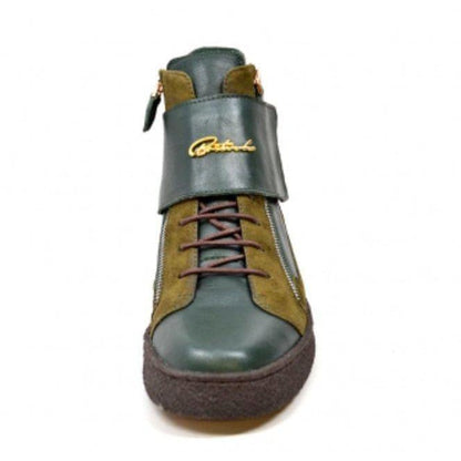 BritiSh Walkers Empire Men’s Leather & Suede Crepe - Sole High - Top Boots – HAndcrafted Hybrid Of Classic Style and Modern Comfort Shoes by British Walkers – Don't Panic Shoes