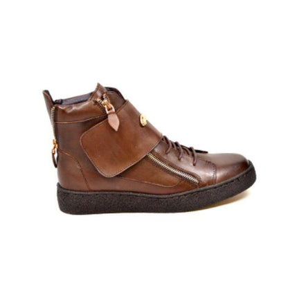 BritiSh Walkers Empire Men’s Leather & Suede Crepe - Sole High - Top Boots – HAndcrafted Hybrid Of Classic Style and Modern Comfort Shoes by British Walkers – Don't Panic Shoes