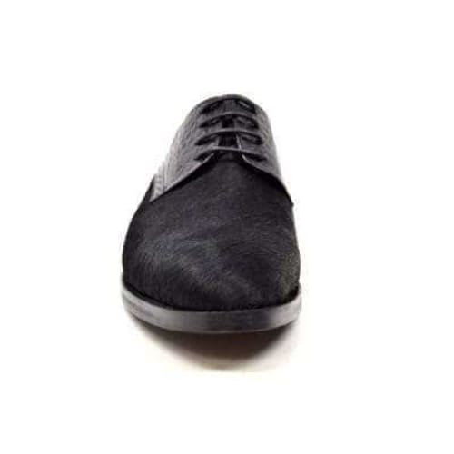 British Walkers Executive Men's Black Leather And Pony Skin Dress Shoes Shoes by British Walkers – Don't Panic Shoes