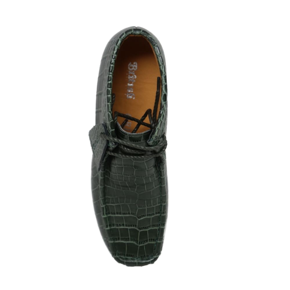 BritiSh Walkers Gators Men’s Green Alligator Leather Chukka Boots – HAndcrafted Limited Edition Statement Of Exotic Elegance and Modern British Luxury Shoes by British Walkers – Don't Panic Shoes