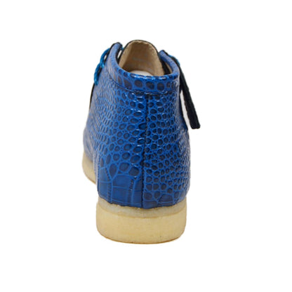 British Walkers Gators Men's Navy Blue Alligator Leather Limited Edition Style Chukka Boots Shoes by British Walkers – Don't Panic Shoes