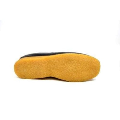 British Walkers Harlem Men's Black Leather Crepe Sole Slip On Shoes Shoes by British Walkers – Don't Panic Shoes