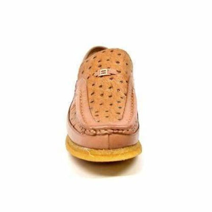 British Walkers Harlem Men's Cognac Tan Leather Crepe Sole Slip On Shoes Shoes by British Walkers – Don't Panic Shoes