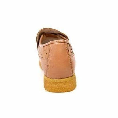 British Walkers Harlem Men's Cognac Tan Leather Crepe Sole Slip On Shoes Shoes by British Walkers – Don't Panic Shoes